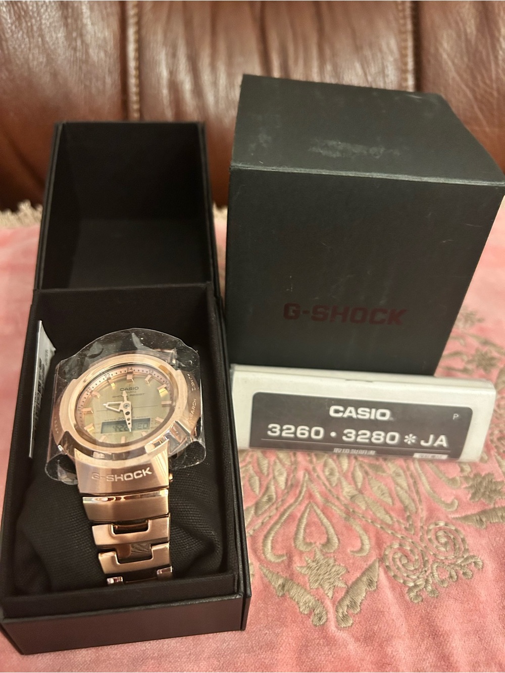 Casio G-Shock SOLAR Rose Gold Metal Men's Watch - Picture 6 of 7